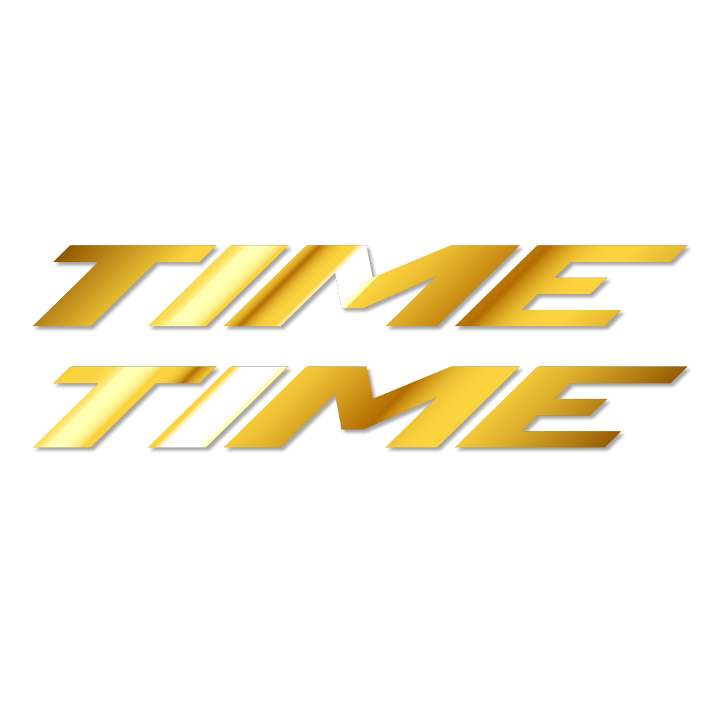 Stickers Time compatibles - Autocollants cadre vélo