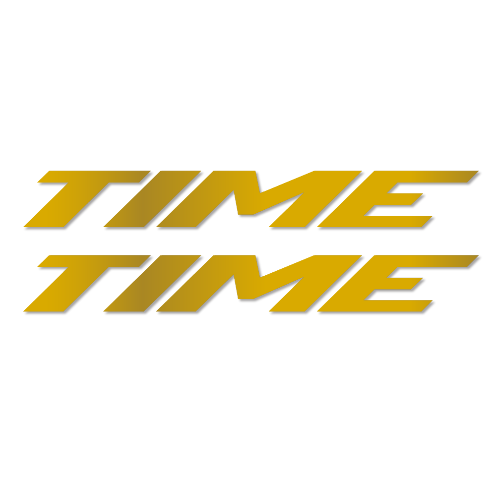 Stickers Time compatibles - Autocollants cadre vélo