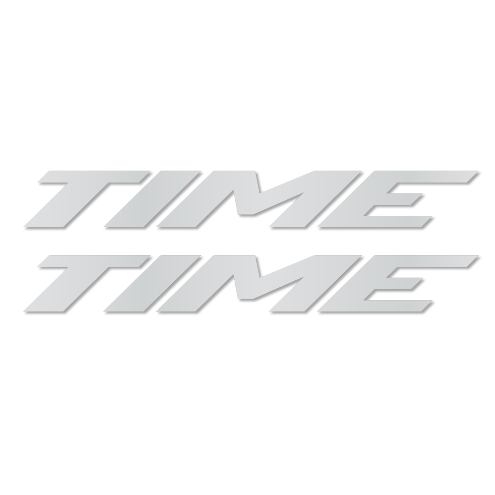Stickers Time compatibles - Autocollants cadre vélo
