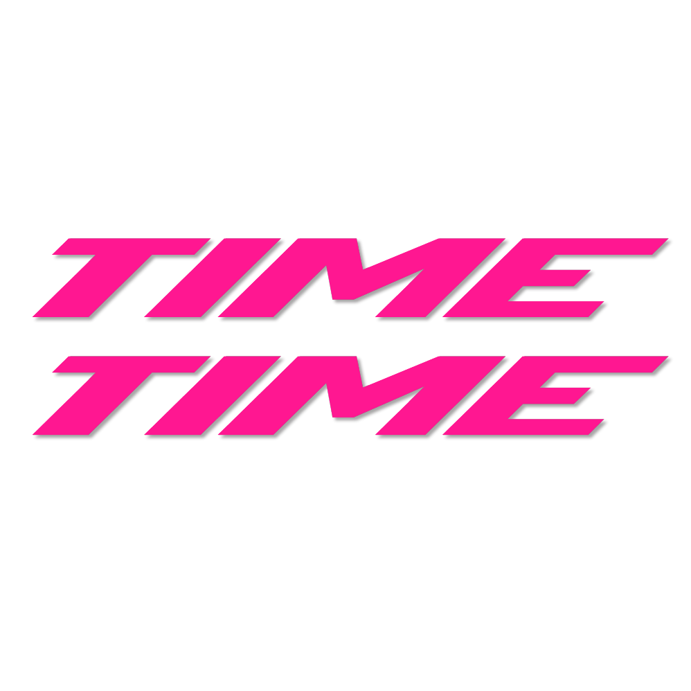 Stickers Time compatibles - Autocollants cadre vélo