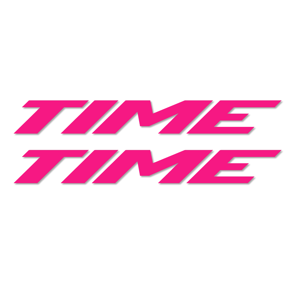 Stickers Time compatibles - Autocollants cadre vélo