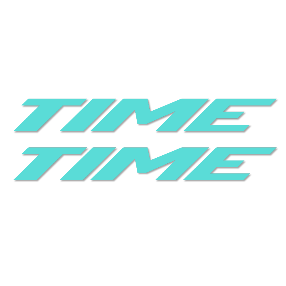 Stickers Time compatibles - Autocollants cadre vélo