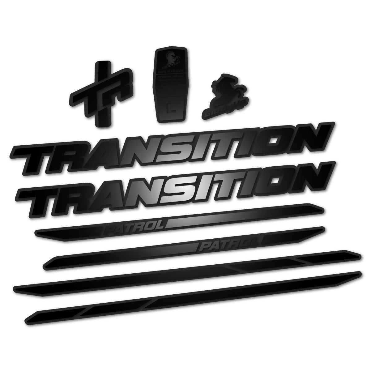 Stickers cadre vélo Transition Patrol Carbon 2025 2026 autocollant vinyle