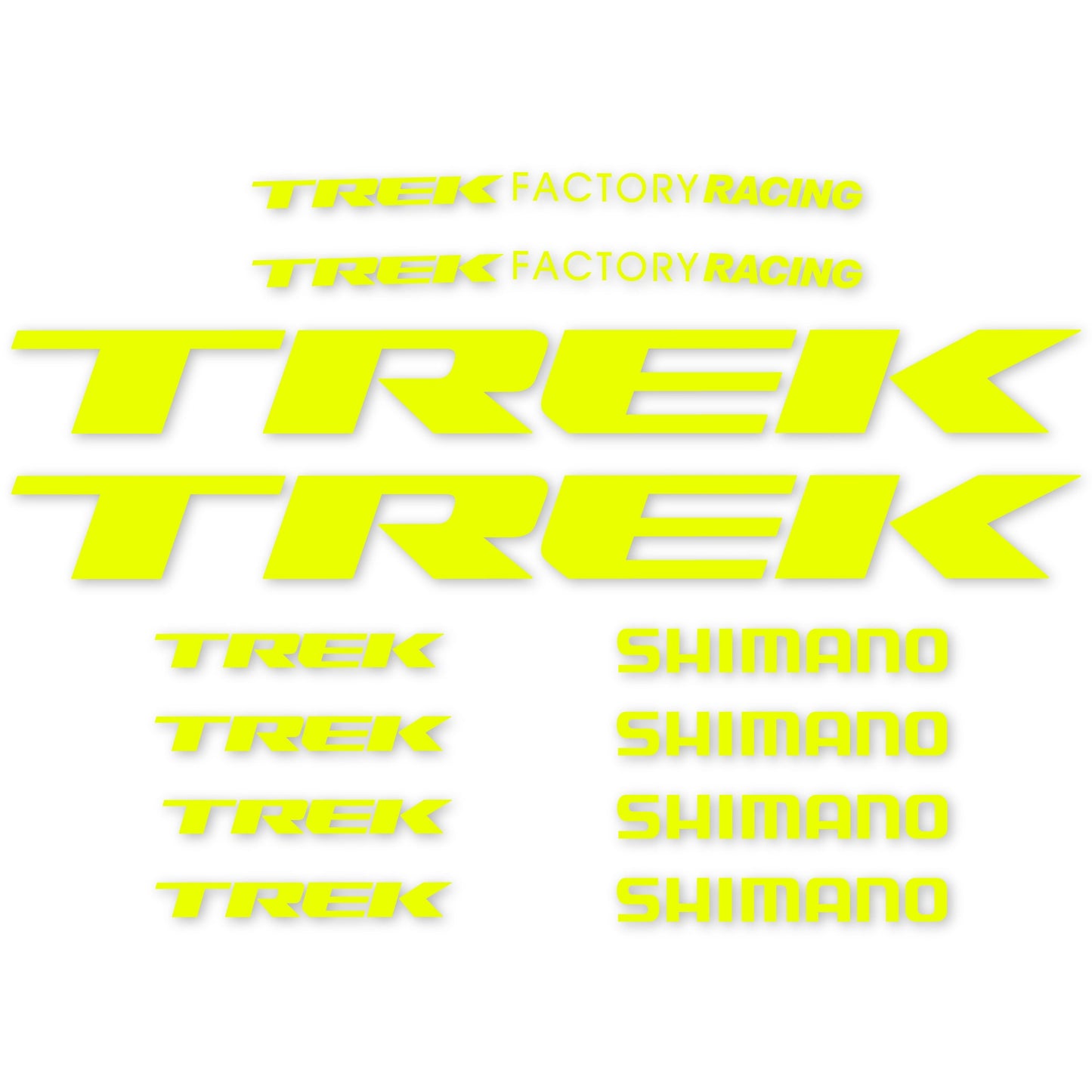Stickers Trek Factory Racing Team compatibles Autocollants cadre