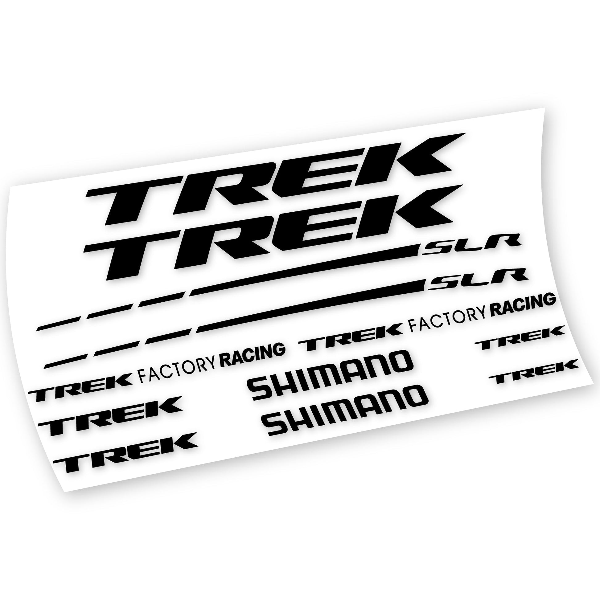 Stickers Trek Factory Racing Team compatibles Autocollants cadre