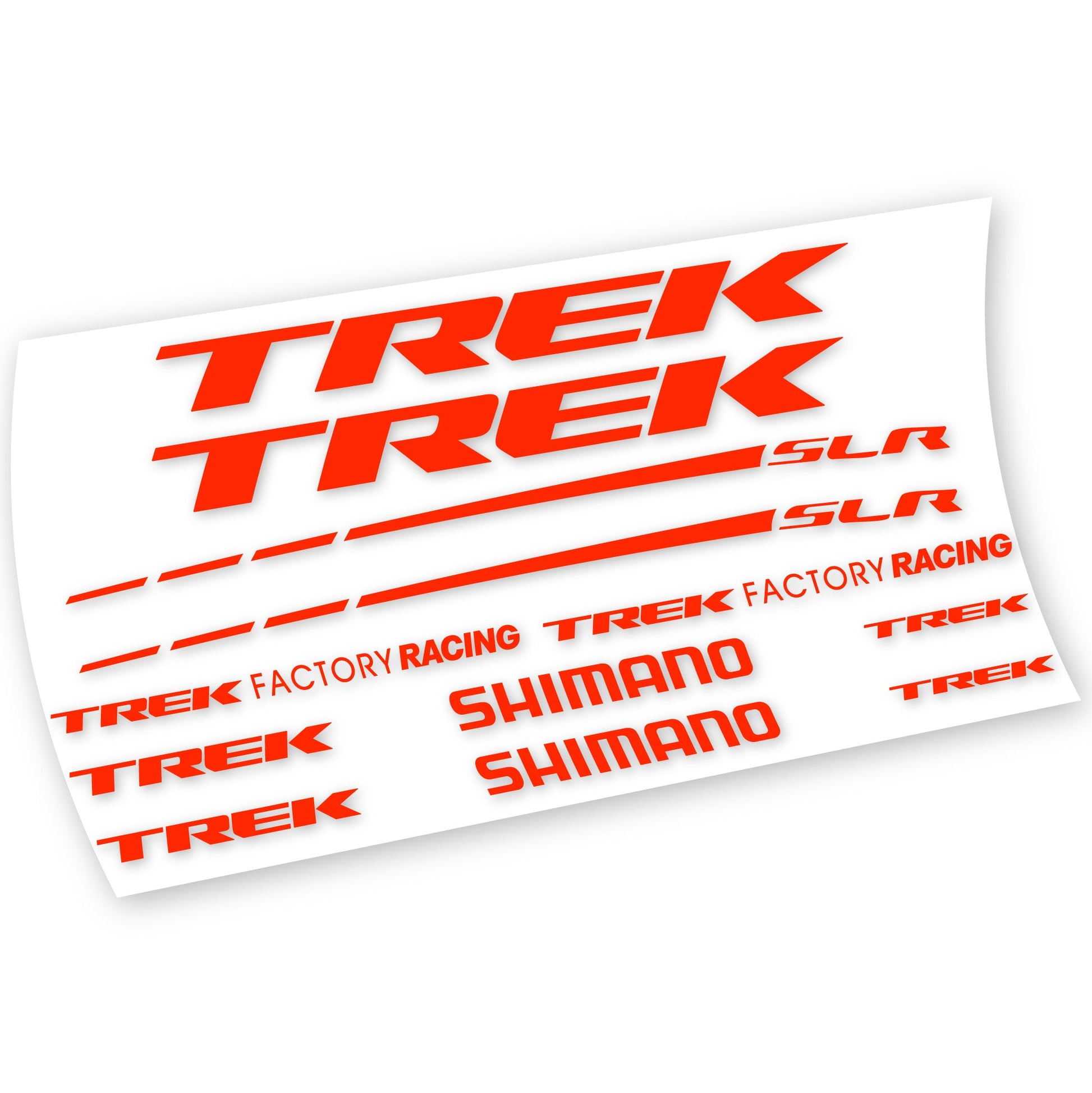 Stickers Trek Factory Racing Team compatibles Autocollants cadre