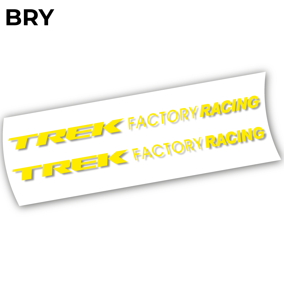 Stickers Trek Factory Racing compatibles Autocollants cadre