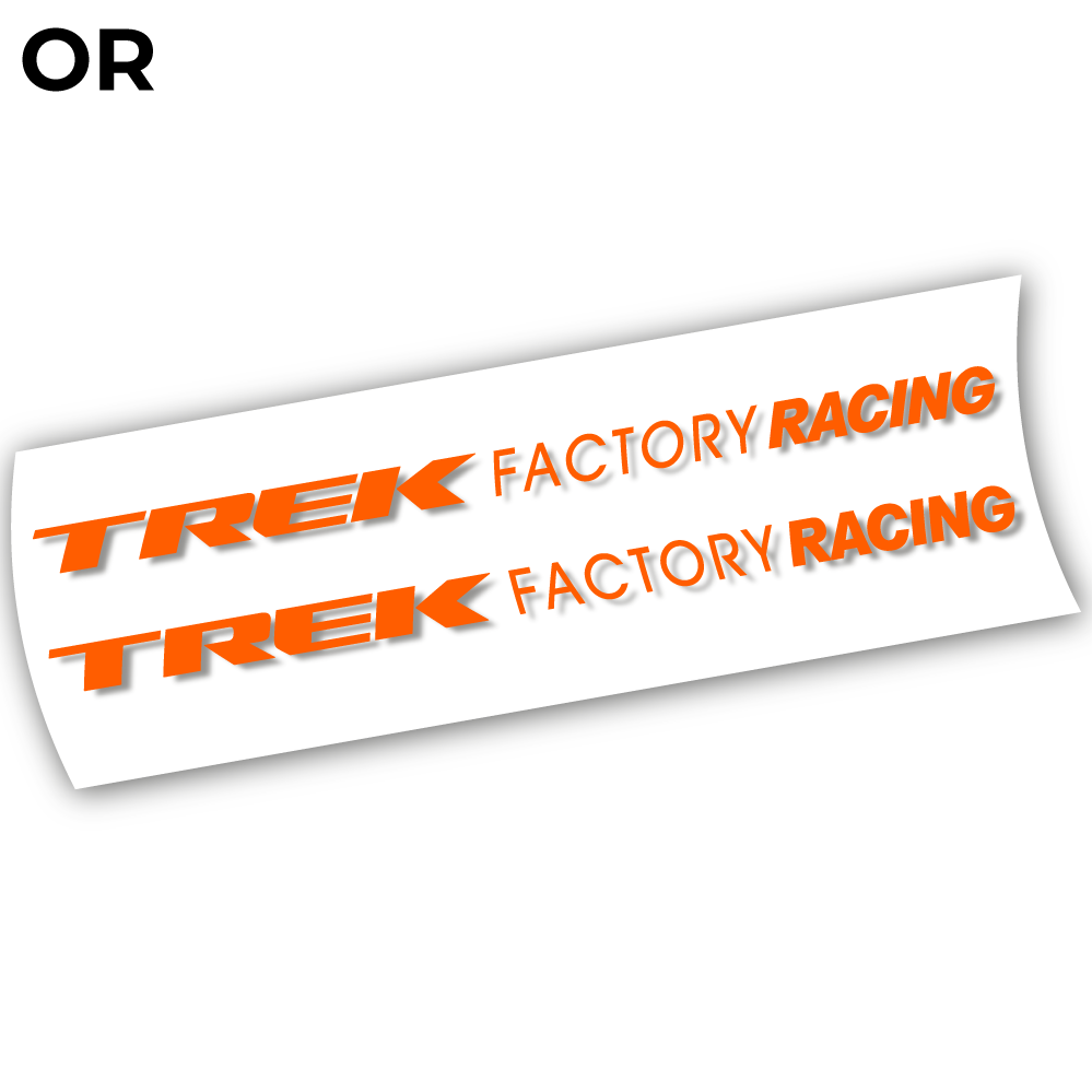 Stickers Trek Factory Racing compatibles Autocollants cadre