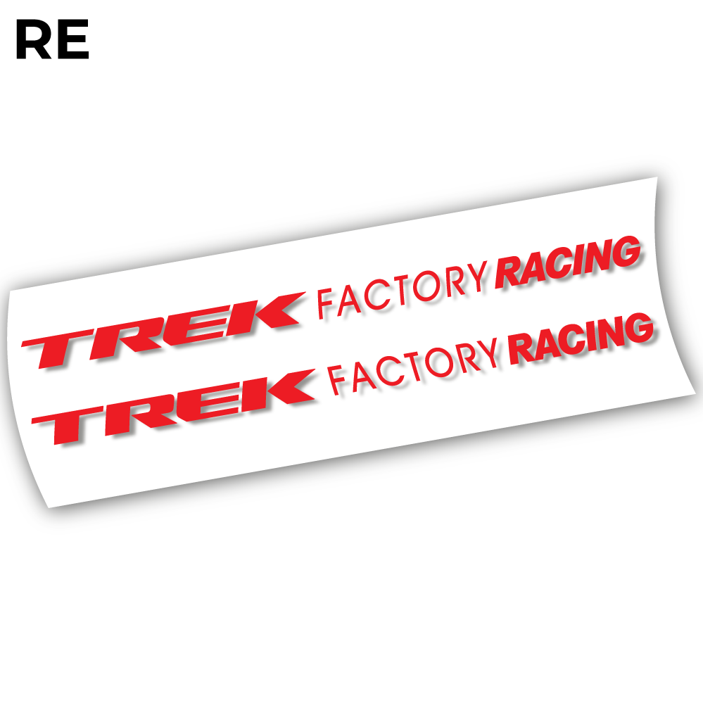 Stickers Trek Factory Racing compatibles Autocollants cadre