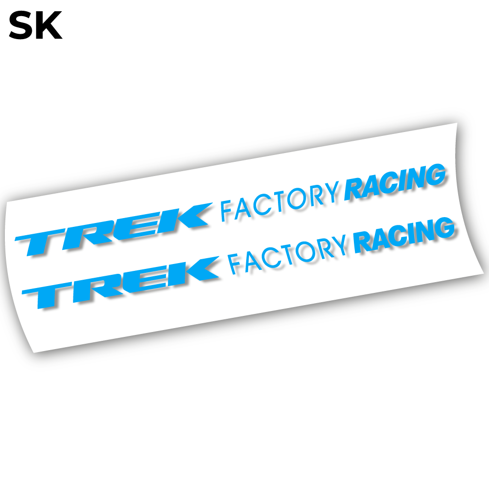 Stickers Trek Factory Racing compatibles Autocollants cadre
