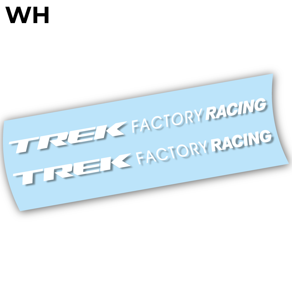 Stickers Trek Factory Racing compatibles Autocollants cadre