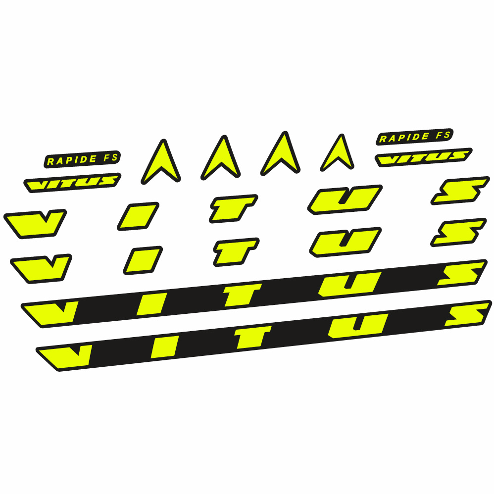 Stickers Vitus Rapide FS CRX 2022 compatibles Autocollants cadre