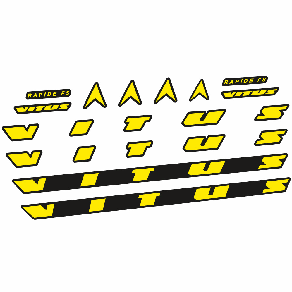 Stickers Vitus Rapide FS CRX 2022 compatibles Autocollants cadre