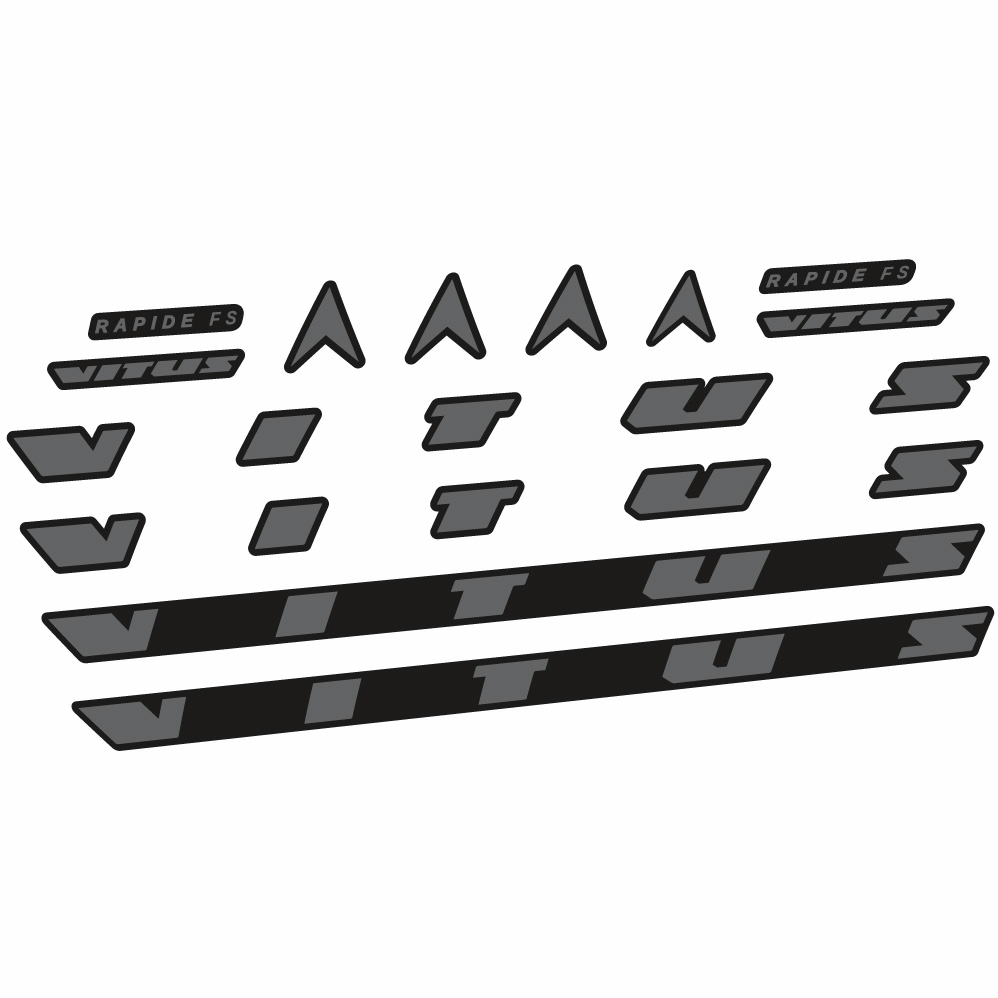 Stickers Vitus Rapide FS CRX 2022 compatibles Autocollants cadre