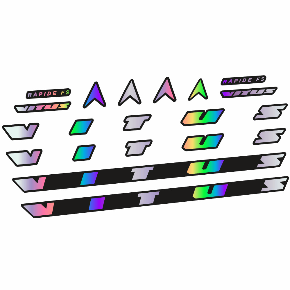 Stickers Vitus Rapide FS CRX 2022 compatibles Autocollants cadre
