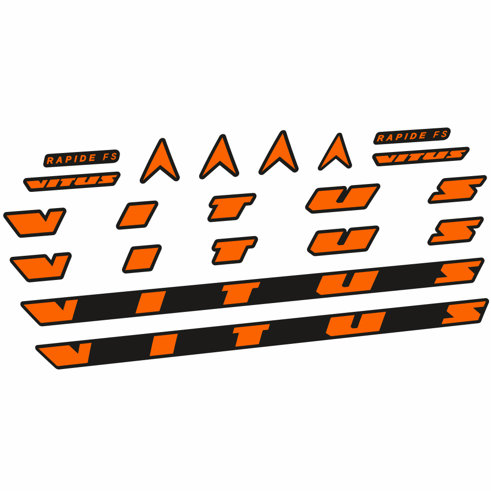 Stickers Vitus Rapide FS CRX 2022 compatibles Autocollants cadre