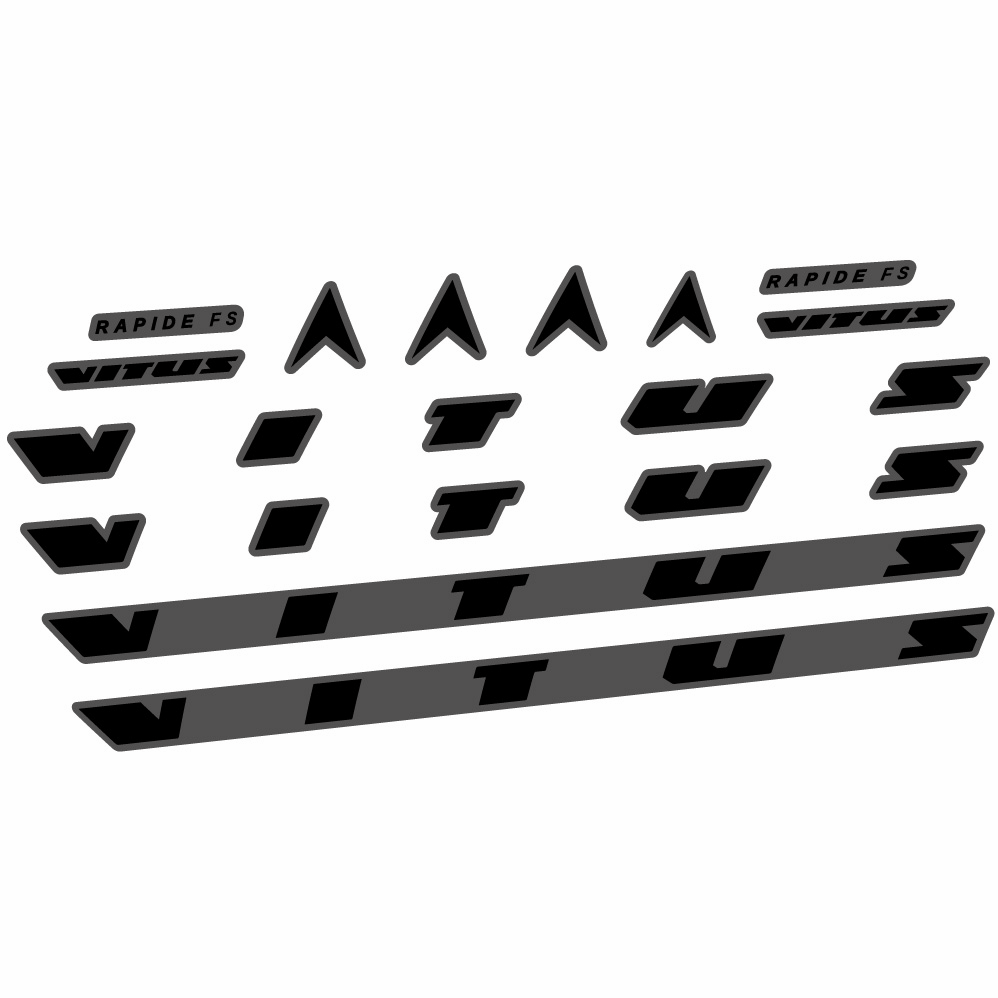 Stickers Vitus Rapide FS CRX 2022 compatibles Autocollants cadre