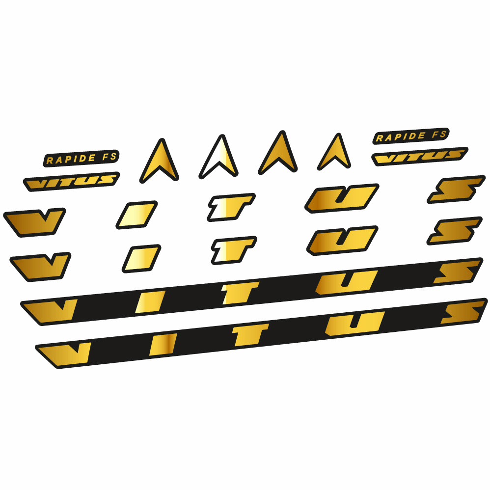 Stickers Vitus Rapide FS CRX 2022 compatibles Autocollants cadre