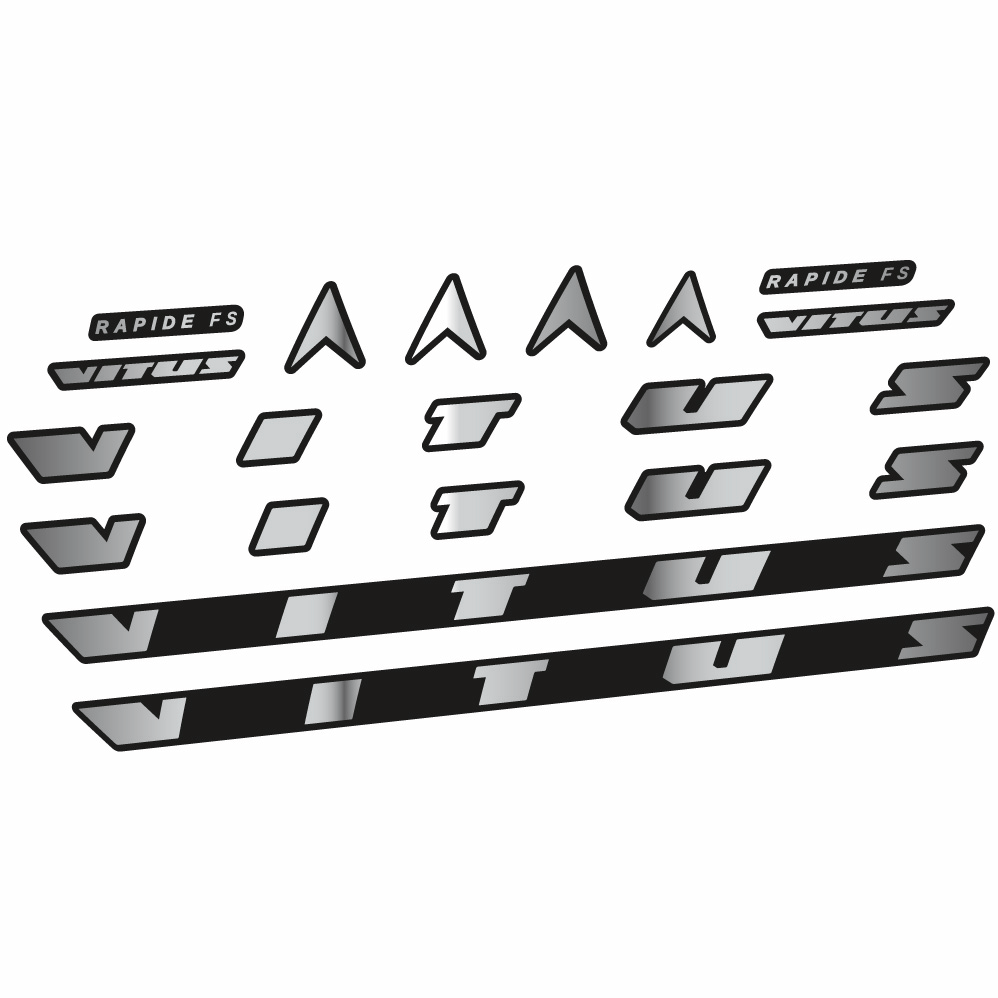 Stickers Vitus Rapide FS CRX 2022 compatibles Autocollants cadre