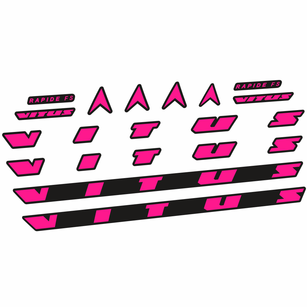 Stickers Vitus Rapide FS CRX 2022 compatibles Autocollants cadre