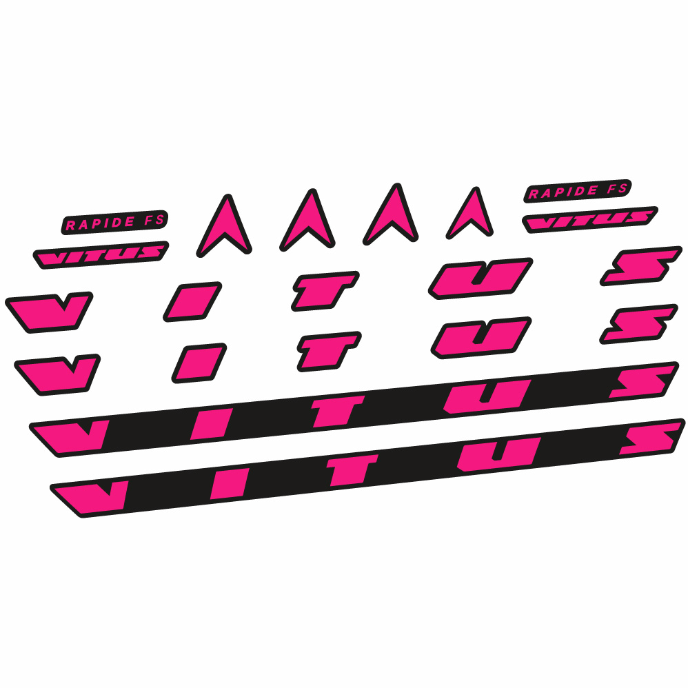 Stickers Vitus Rapide FS CRX 2022 compatibles Autocollants cadre