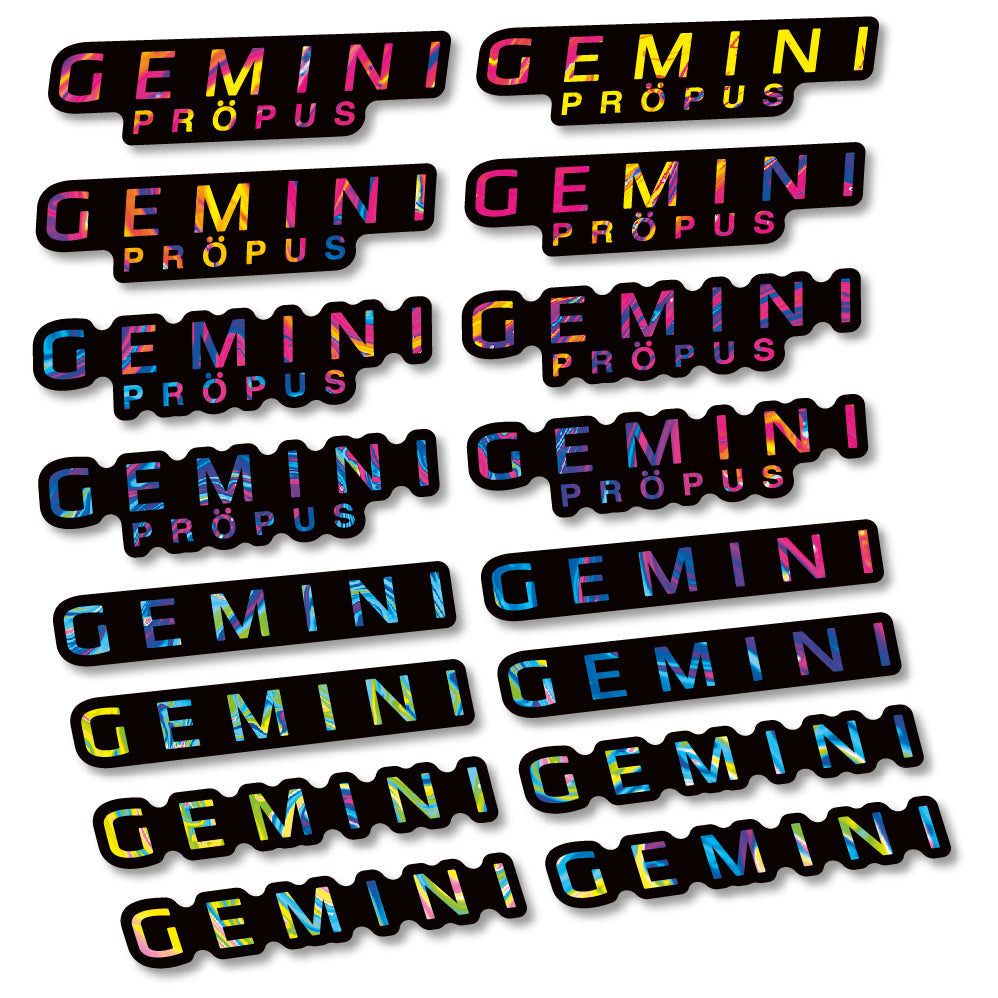 Stickers Gemini Propus compatibles Autocollants cintre