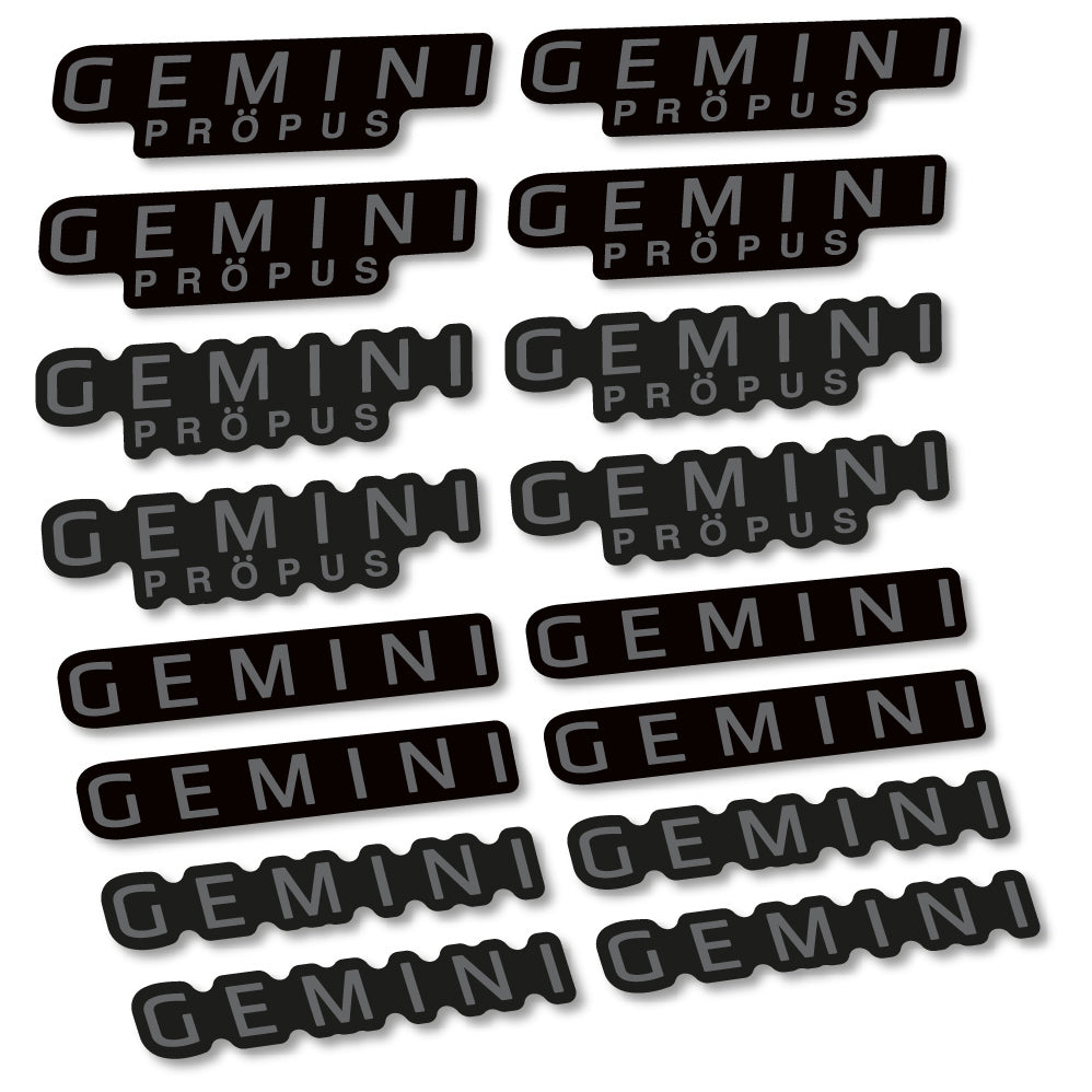 Stickers Gemini Propus compatibles Autocollants cintre