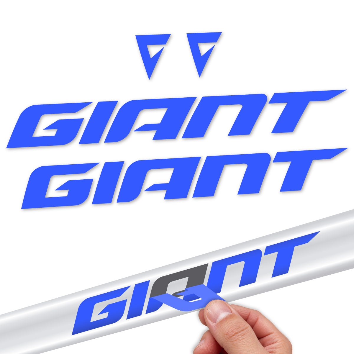 Stickers compatibles Giant Anthem 2024-2025 pour cadre – autocollants vinyle - Bleu