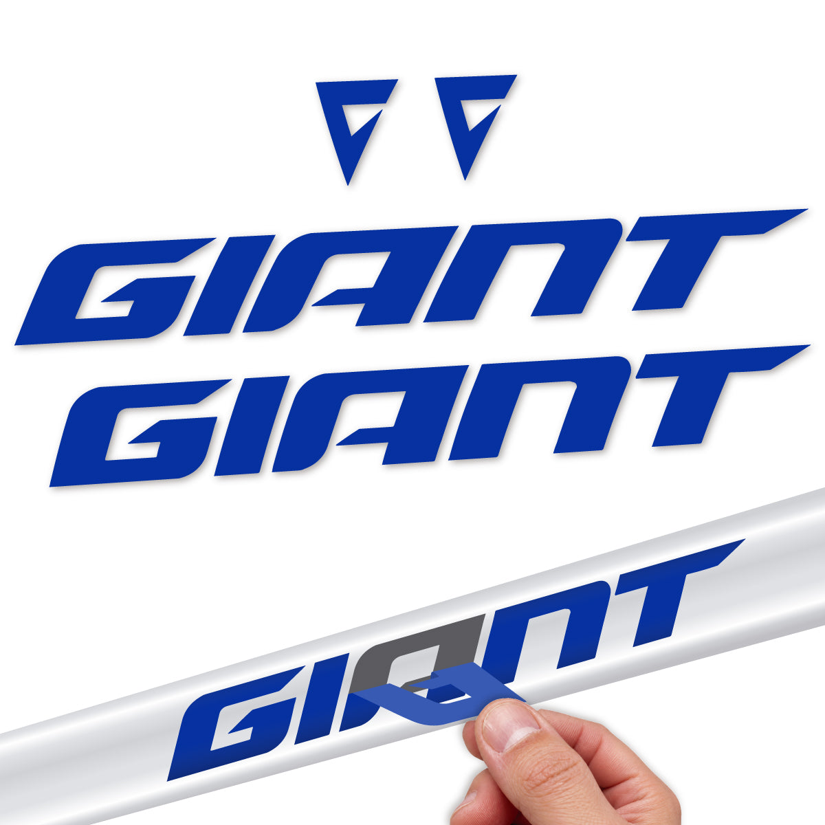 Stickers compatibles Giant Anthem 2024-2025 pour cadre – autocollants vinyle - Bleu Outremer
