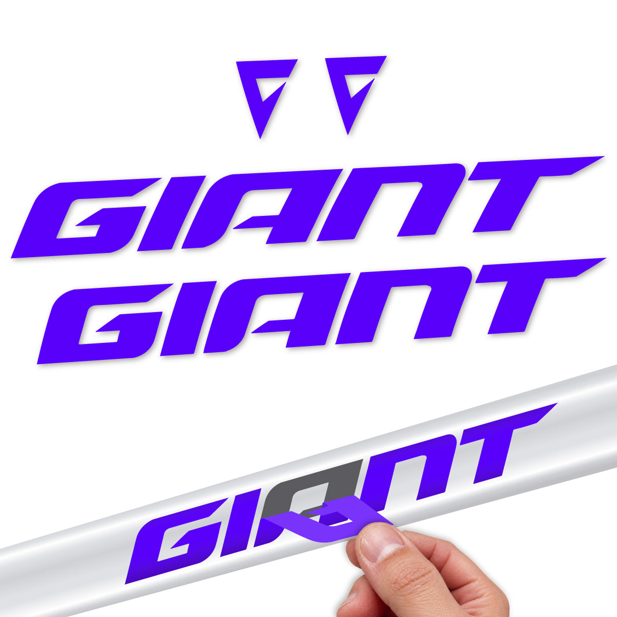 Stickers compatibles Giant Anthem 2024-2025 pour cadre – autocollants vinyle - Bleu Reflex