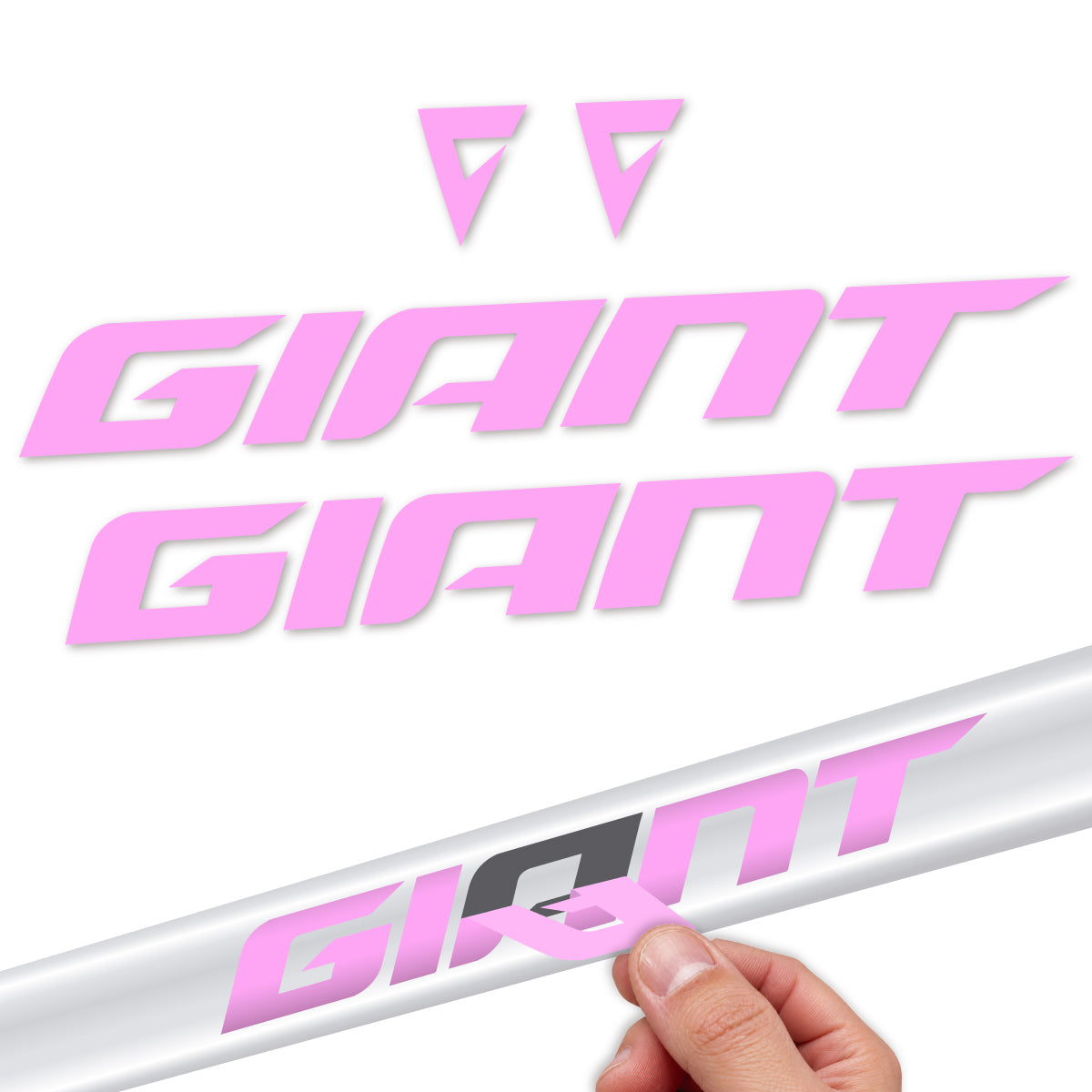 Stickers compatibles Giant Propel 2023-2024 pour cadre – autocollants vinyle - Lilas Clair