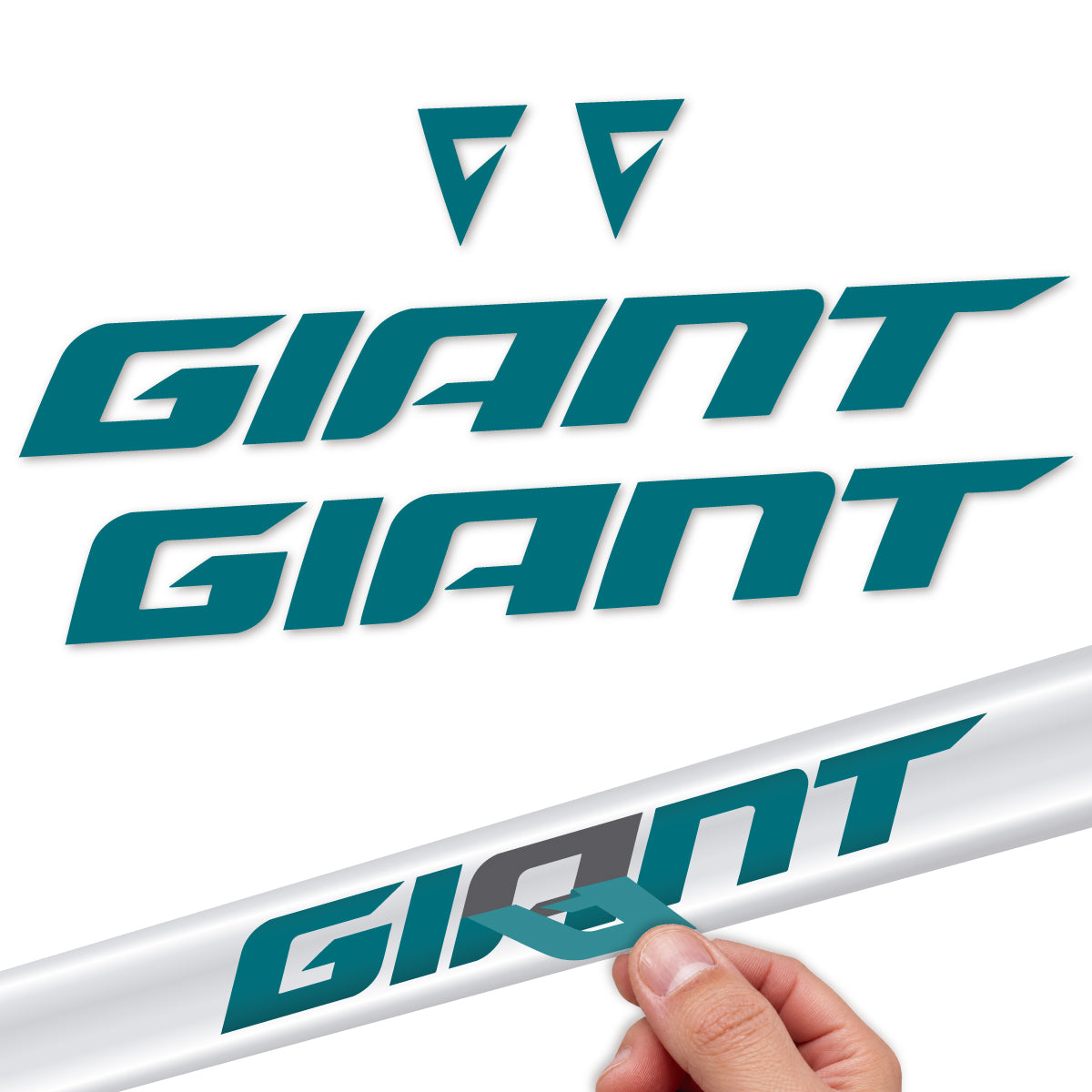 Stickers compatibles Giant Propel 2025-2027 pour cadre – autocollants vinyle - Pétrole Foncé