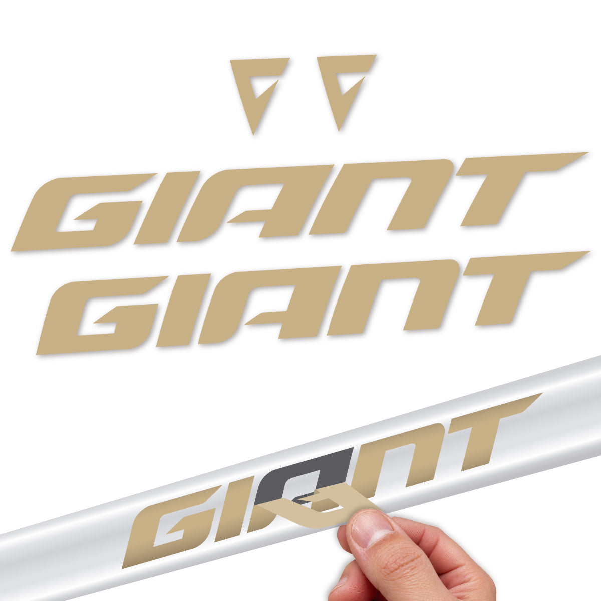 Stickers compatibles Giant Anthem 2024-2025 pour cadre – autocollants vinyle - Sable