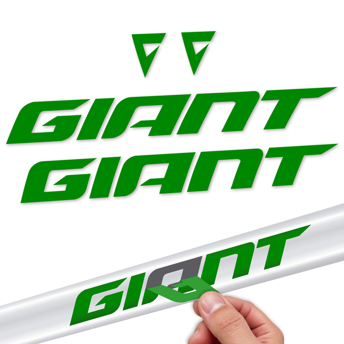 Stickers compatibles Giant Propel 2023-2024 pour cadre – autocollants vinyle - Vert Moyen