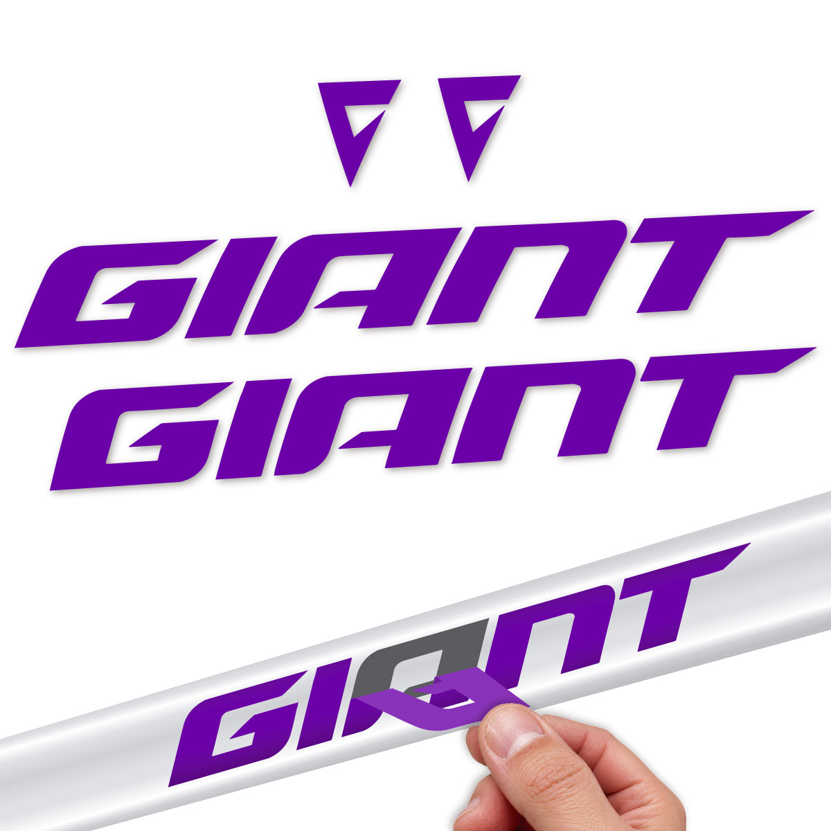 Stickers compatibles Giant Anthem 2026 pour cadre – autocollants vinyle - Violet