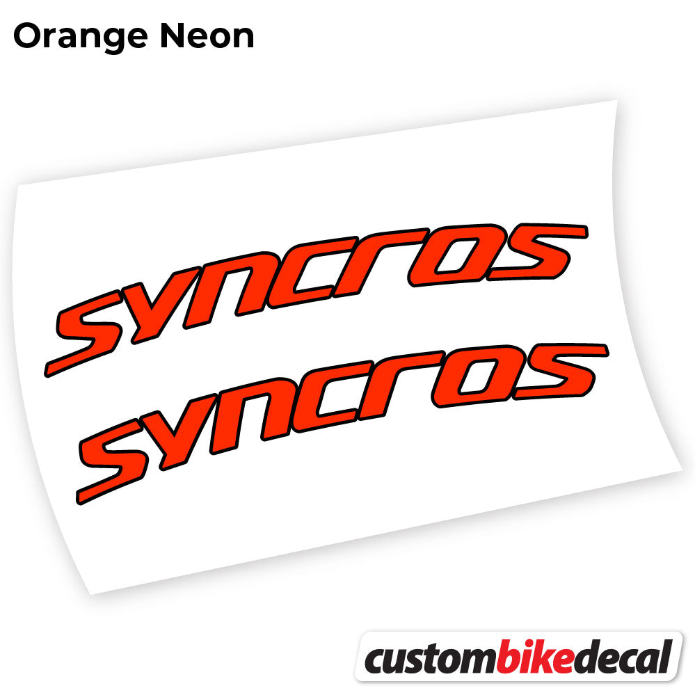Decal for Syncross Fraser IC SL handlebar – bike sticker vinyl
