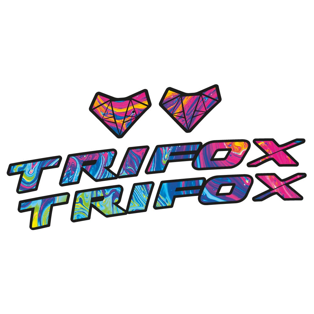 Stickers Trifox RHB200 compatibles Autocollants cintre