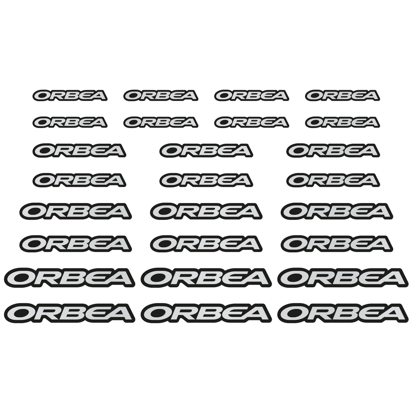 Stickers Orbea compatibles Autocollants casque