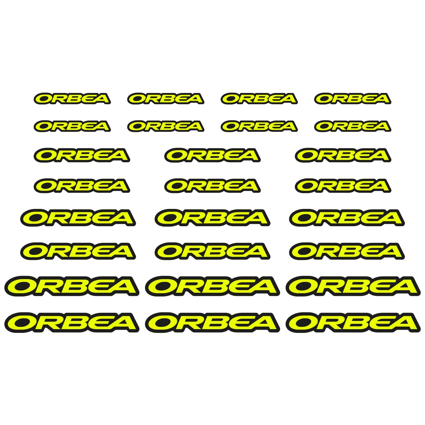 Stickers Orbea compatibles Autocollants casque
