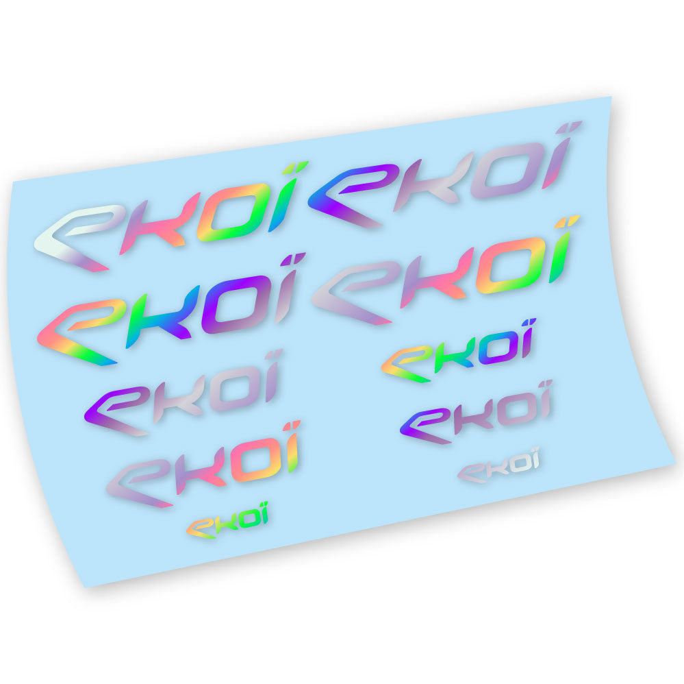 Stickers Ekoi compatibles Autocollants casque