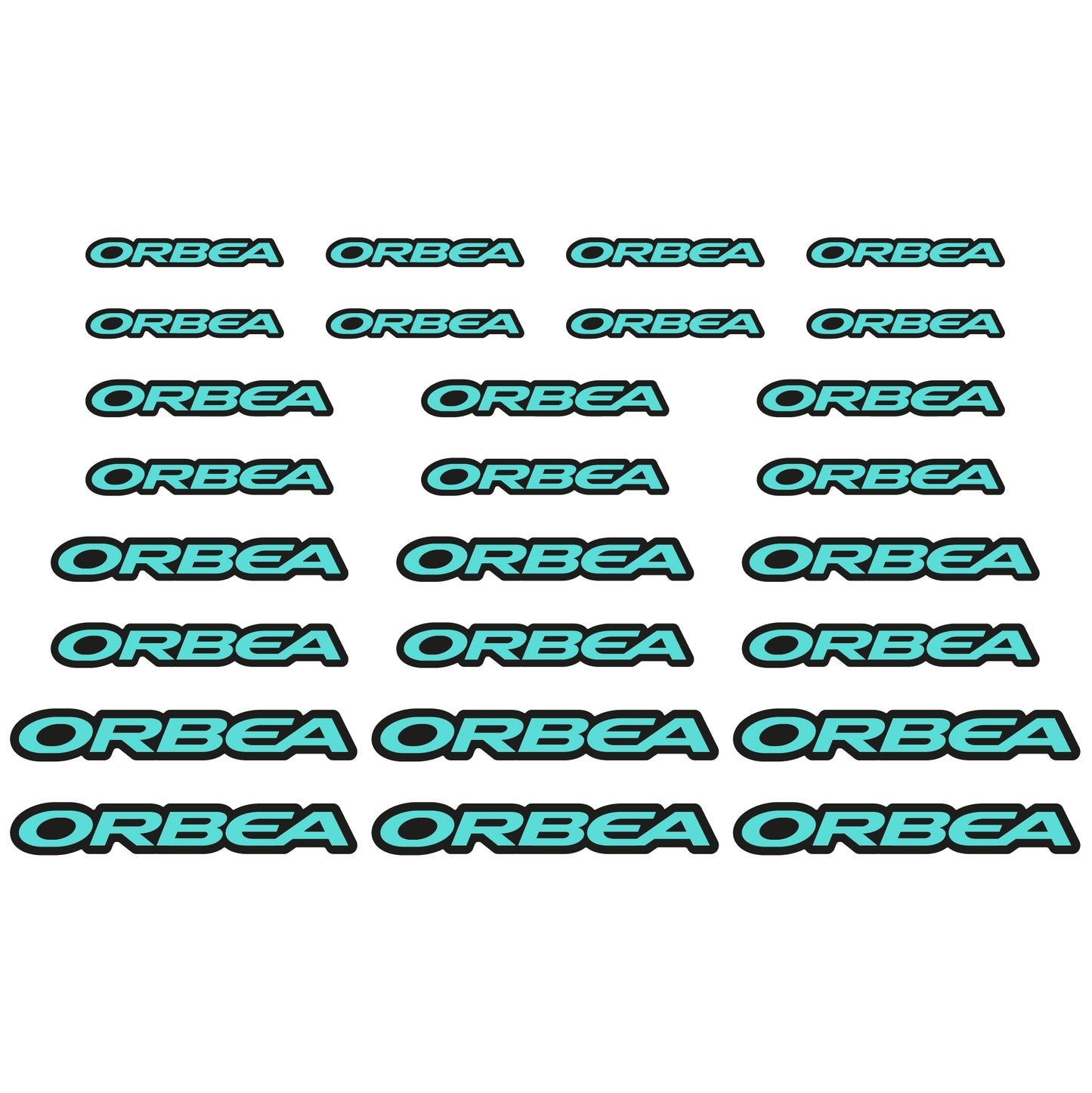 Stickers Orbea compatibles Autocollants casque
