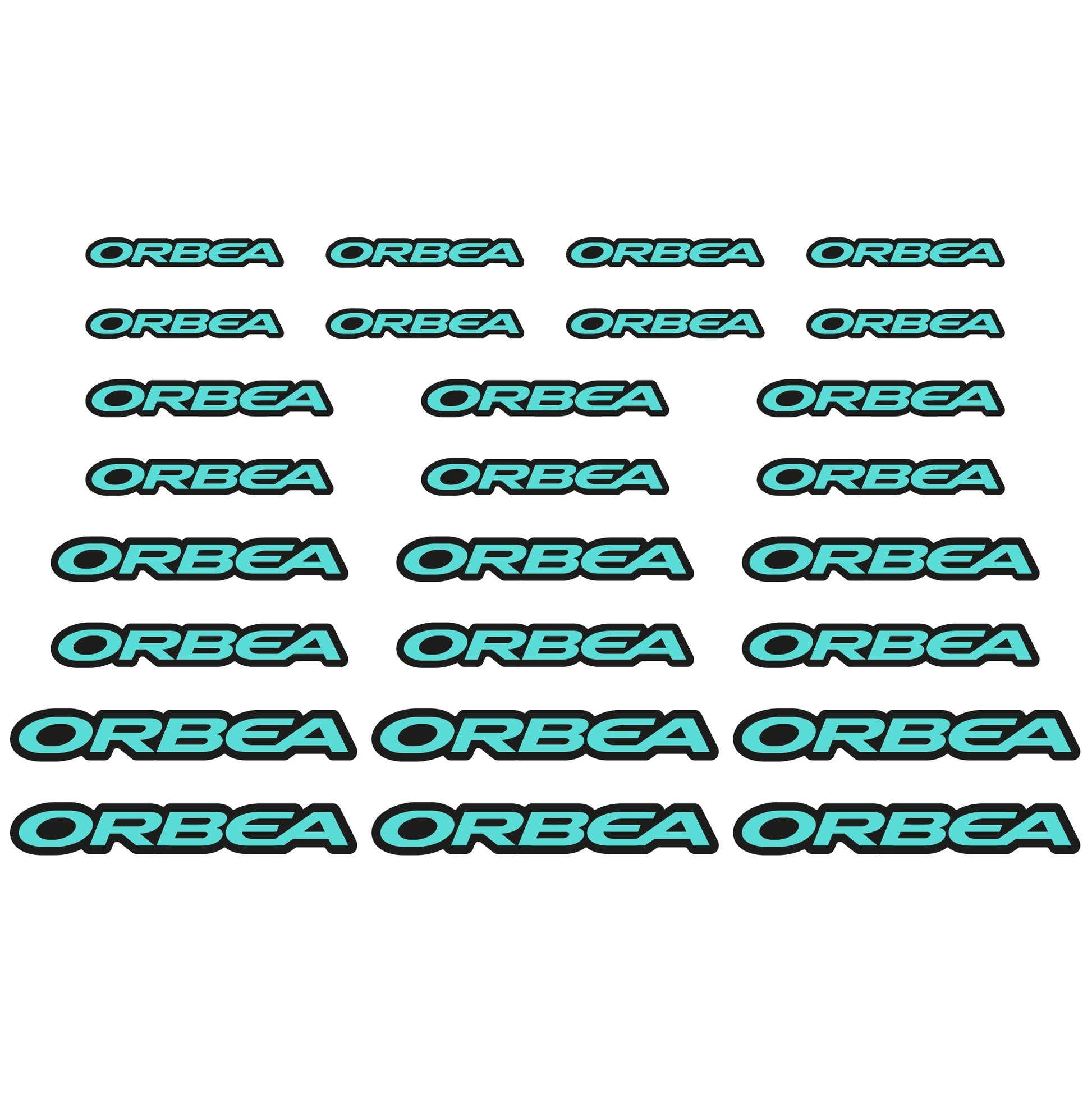 Stickers Orbea compatibles Autocollants casque