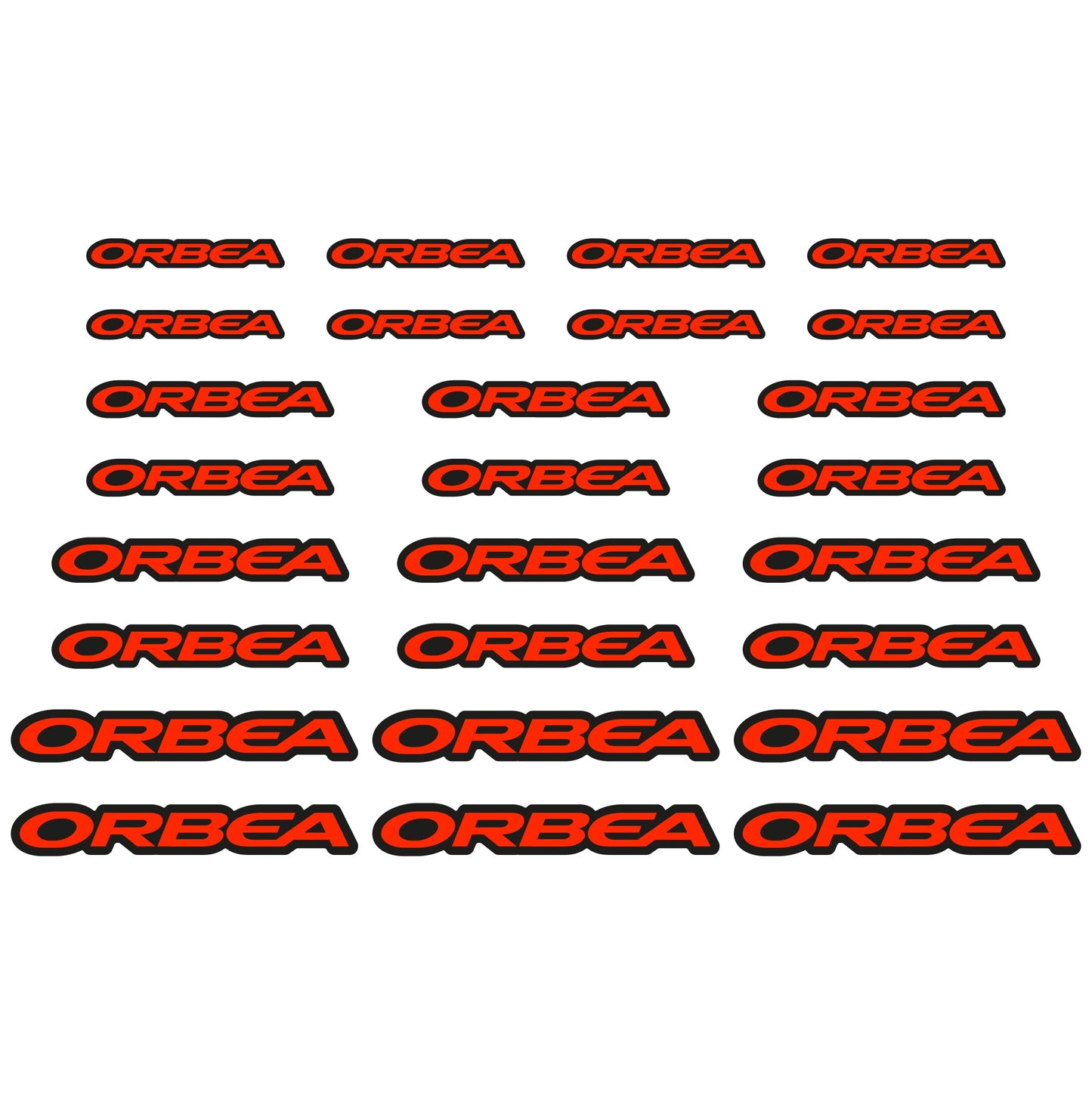 Stickers Orbea compatibles Autocollants casque