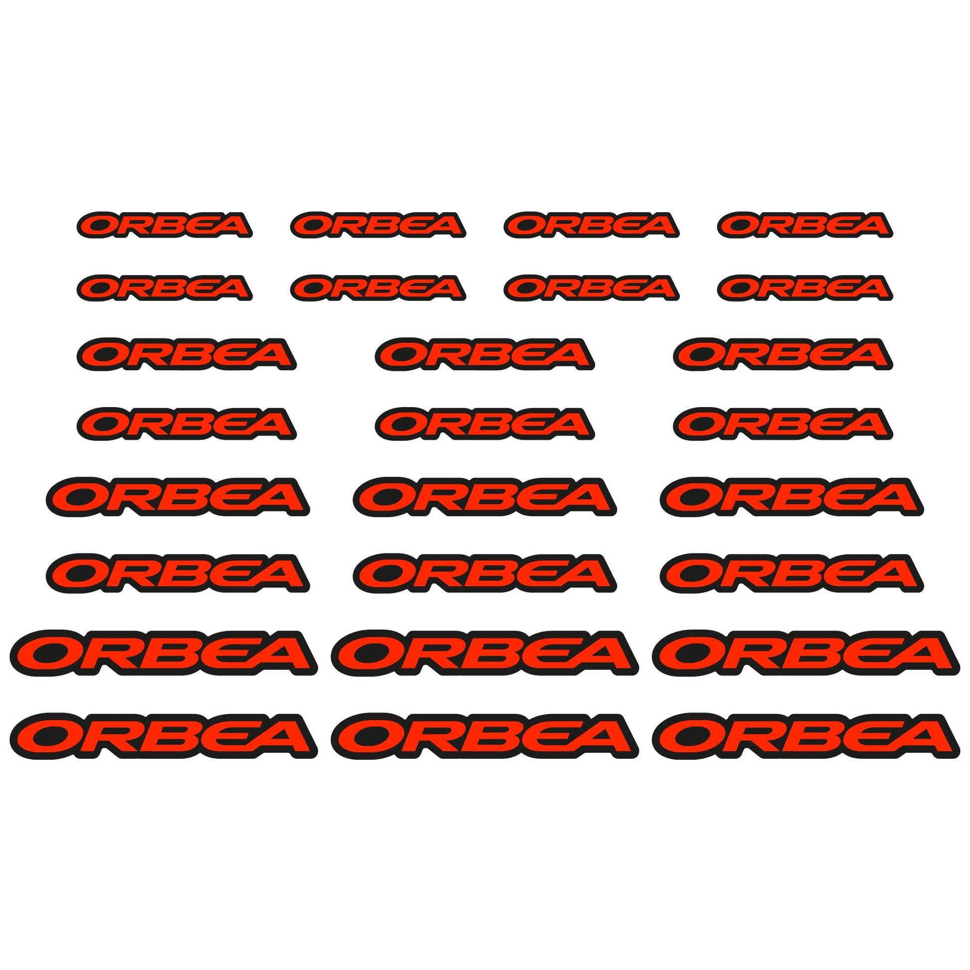 Stickers Orbea compatibles Autocollants casque