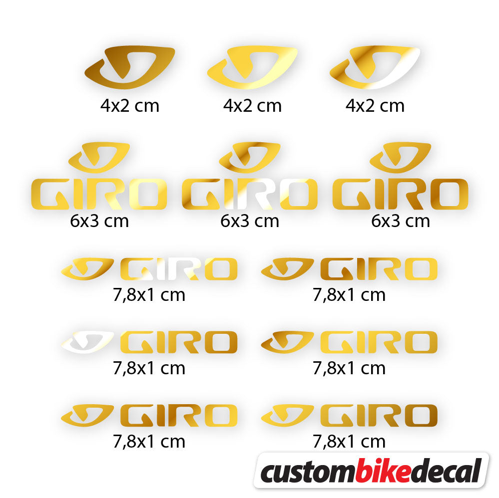 Decal for Giro helmet – bike sticker vinyl, view 7