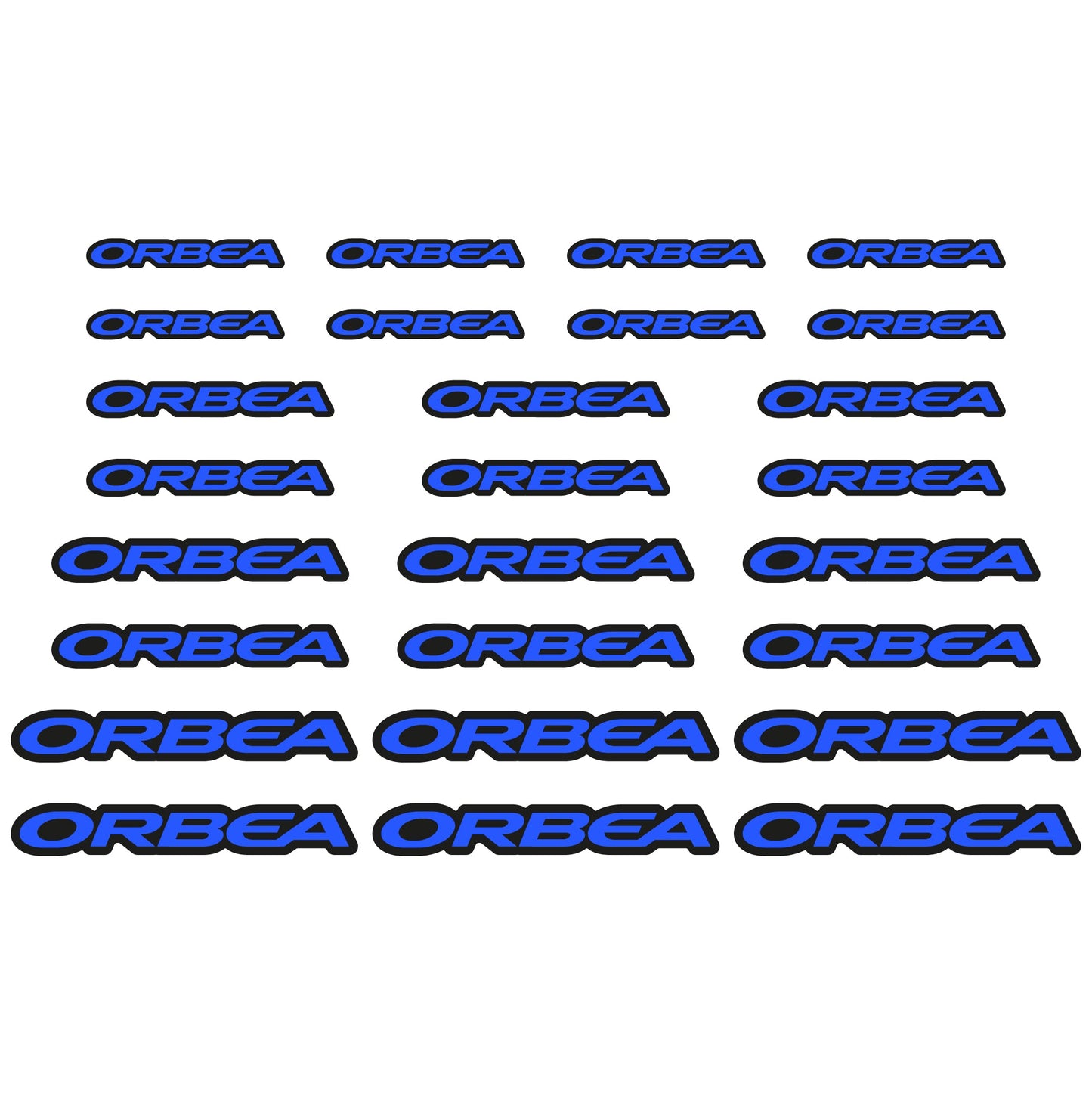 Stickers Orbea compatibles Autocollants casque