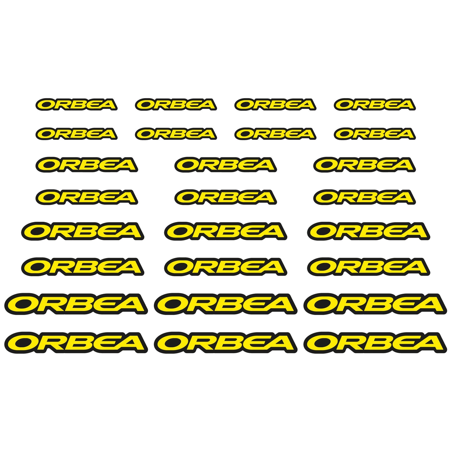 Stickers Orbea compatibles Autocollants casque