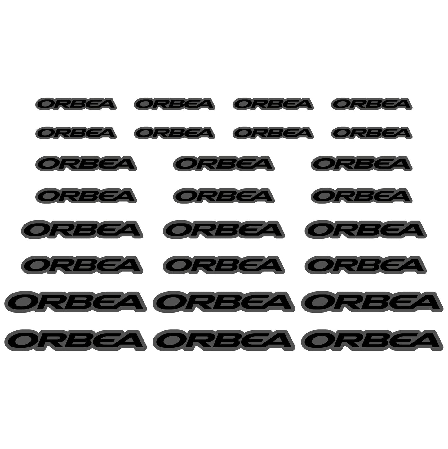 Stickers Orbea compatibles Autocollants casque