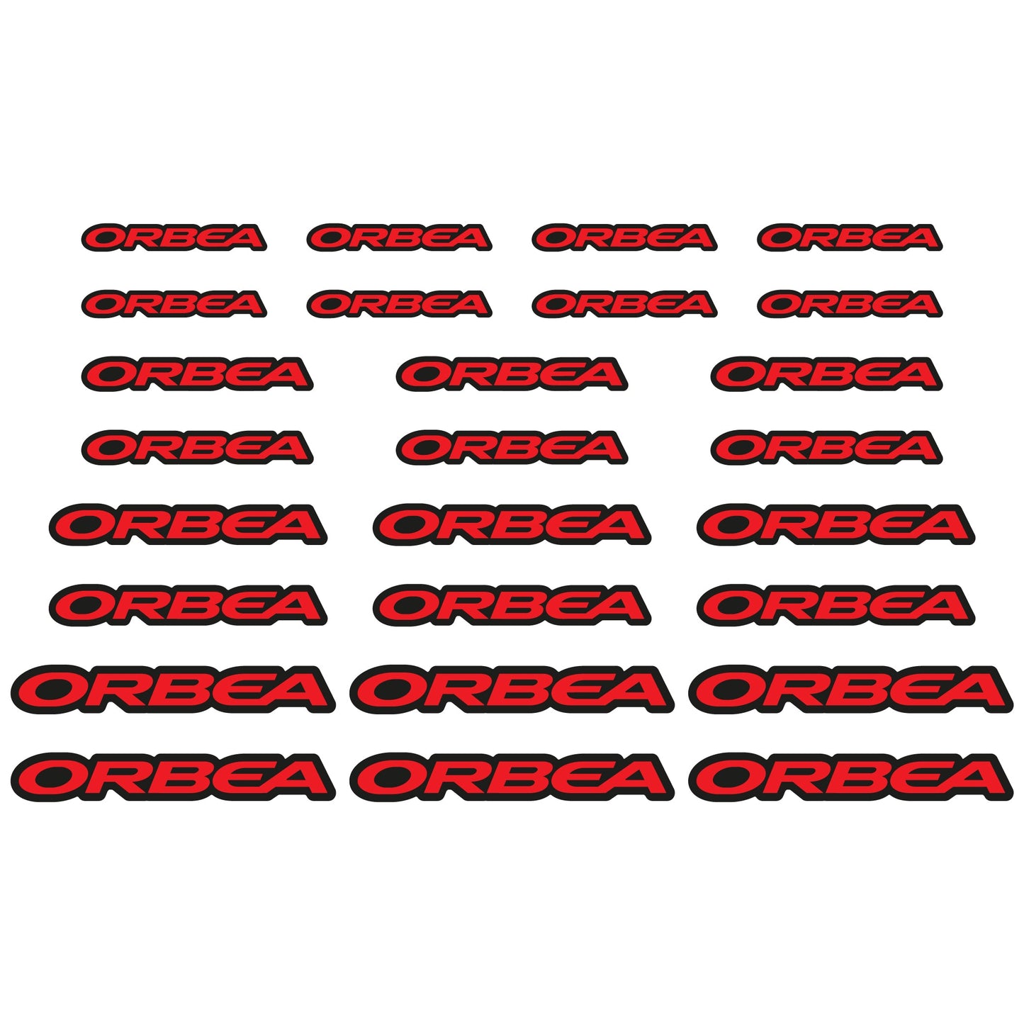 Stickers Orbea compatibles Autocollants casque