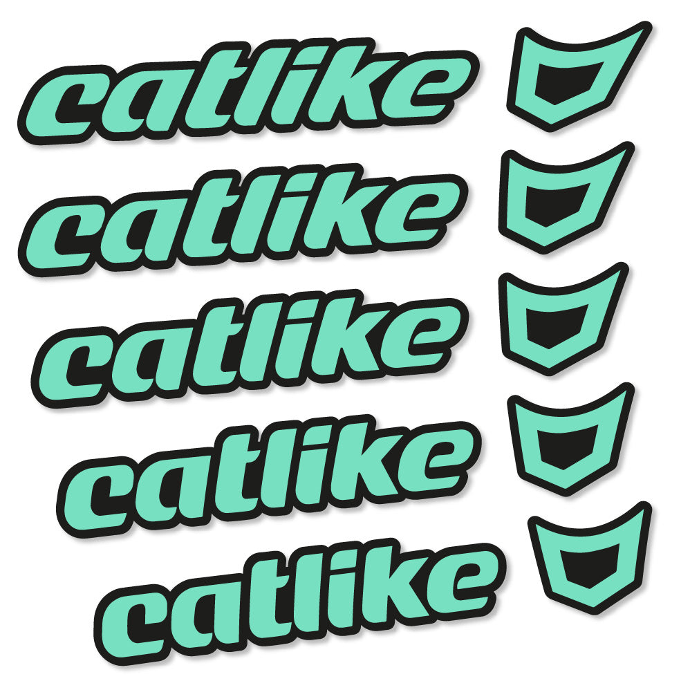 Stickers Catlike compatibles Autocollants casque